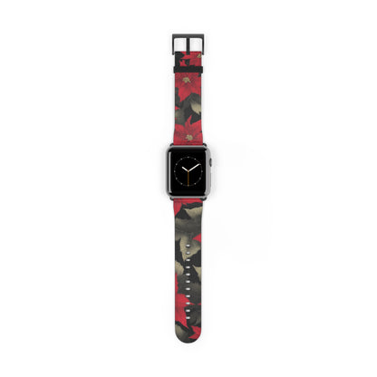 Poinsettia Pizzazz Watch Band