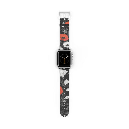 Poppy Petals Watch Band