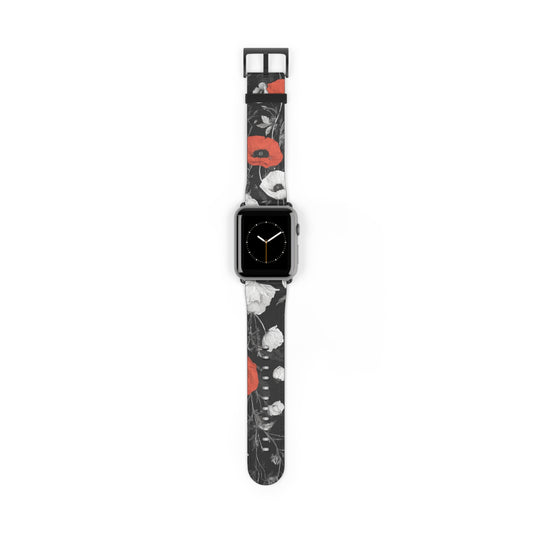 Poppy Petals Watch Band