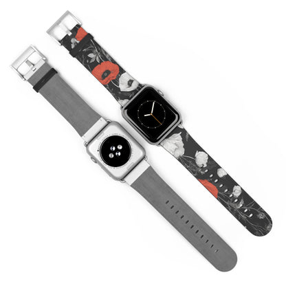 Poppy Petals Watch Band