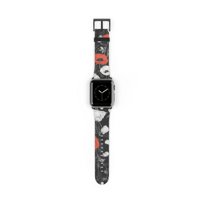 Poppy Petals Watch Band