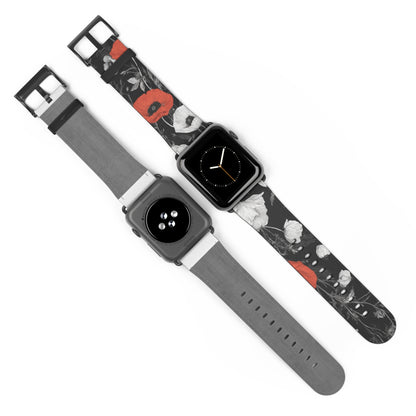 Poppy Petals Watch Band