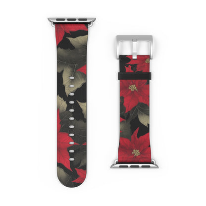 Poinsettia Pizzazz Watch Band