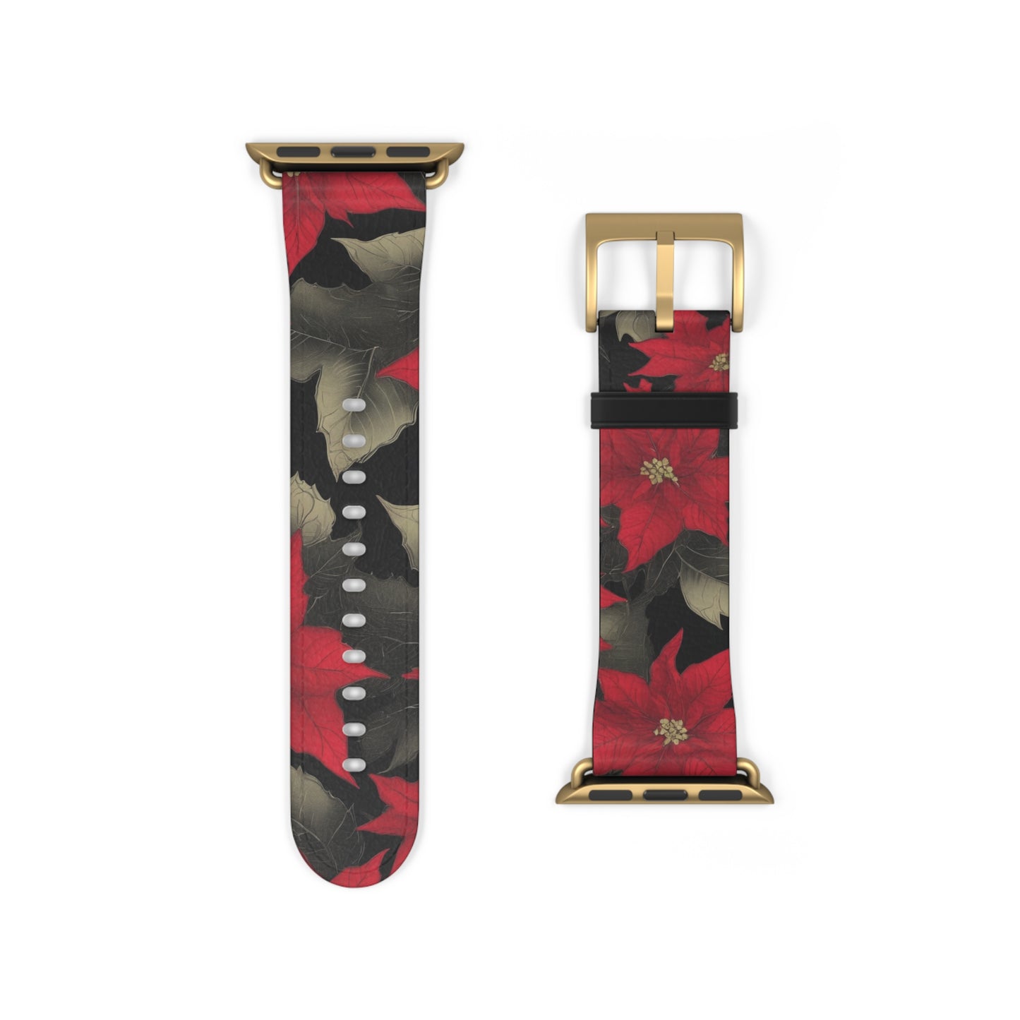 Poinsettia Pizzazz Watch Band