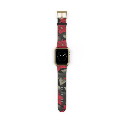 Poinsettia Pizzazz Watch Band