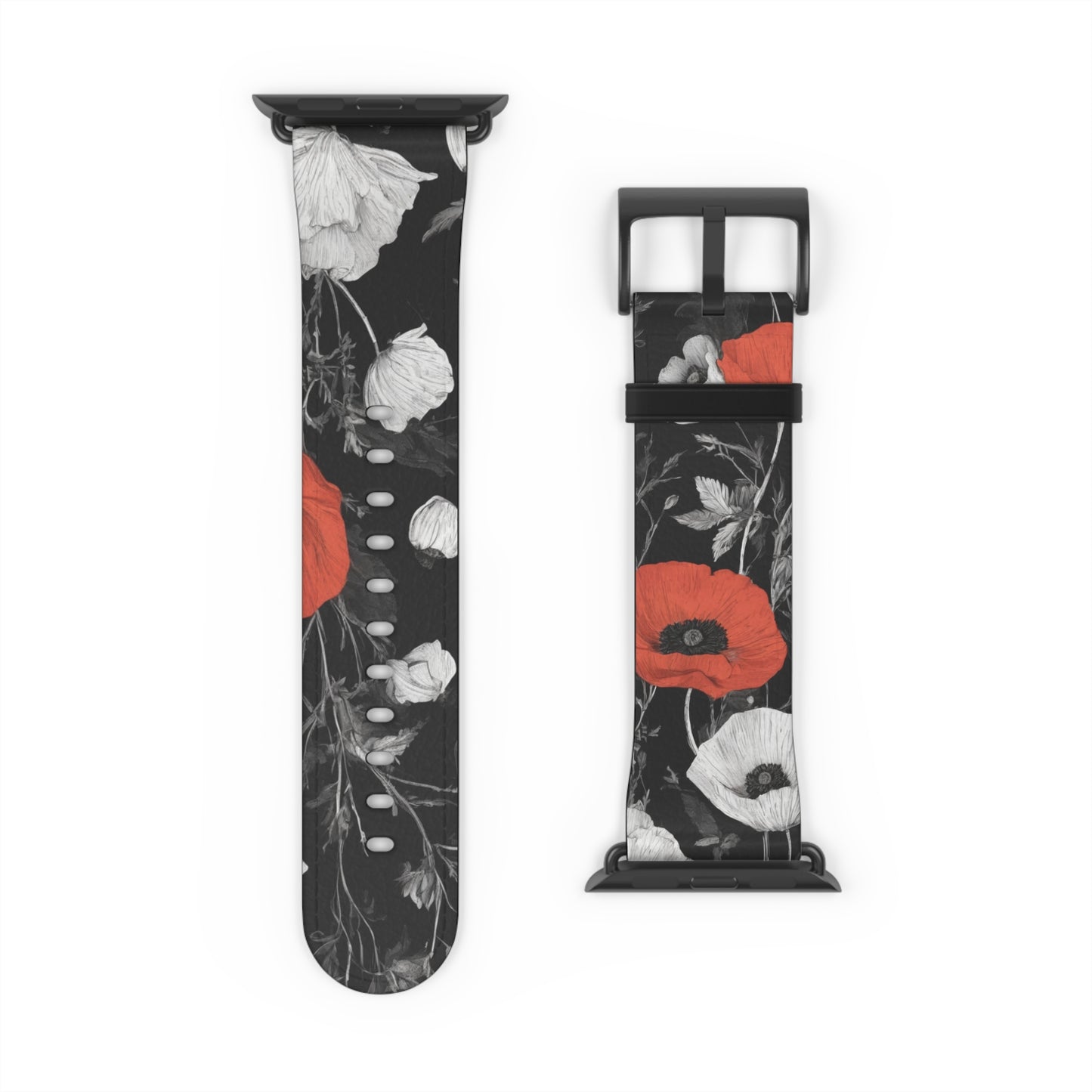 Poppy Petals Watch Band