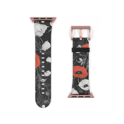 Poppy Petals Watch Band