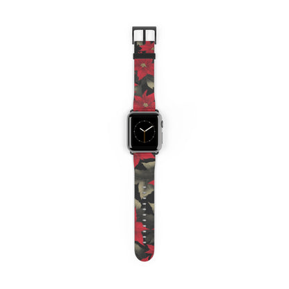 Poinsettia Pizzazz Watch Band