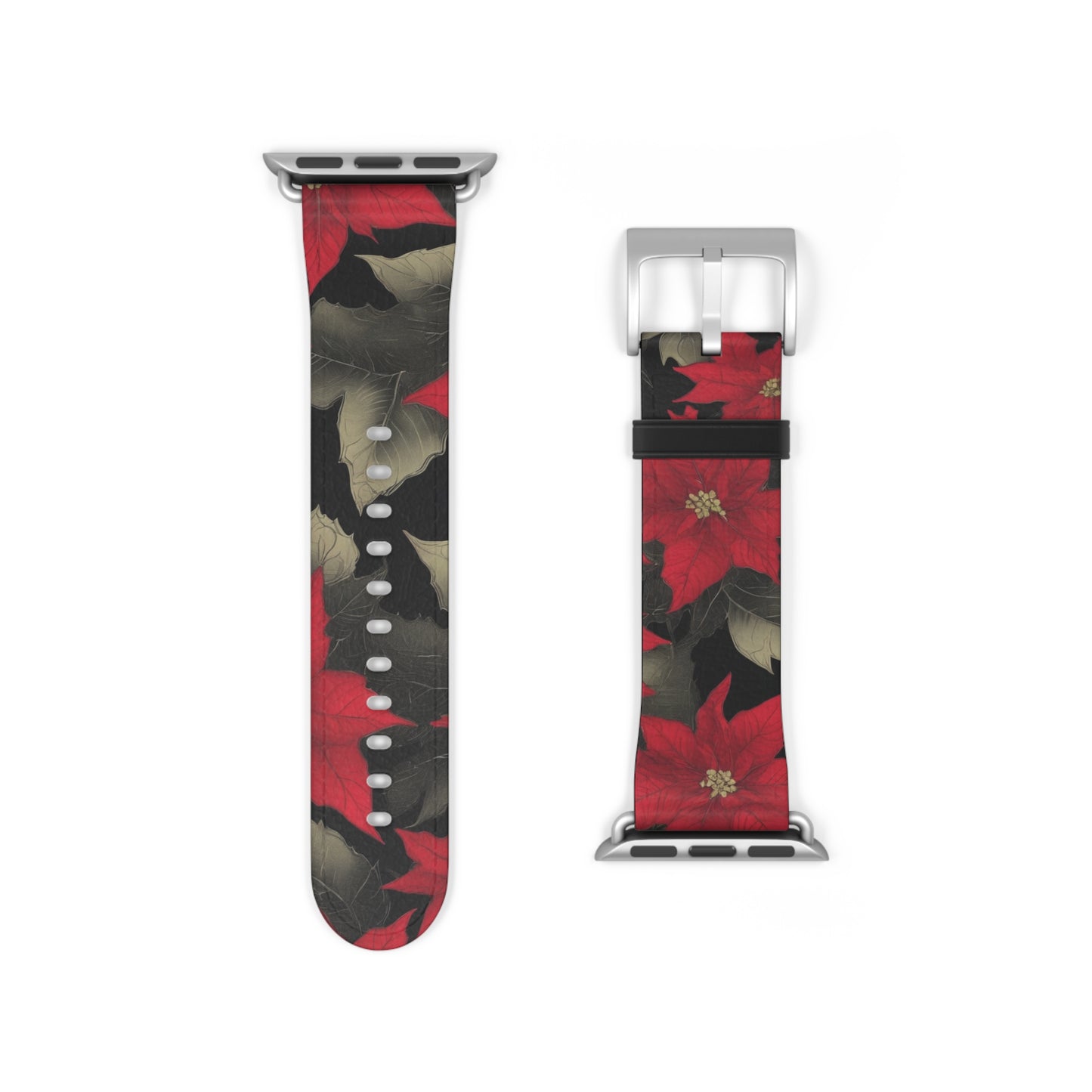 Poinsettia Pizzazz Watch Band