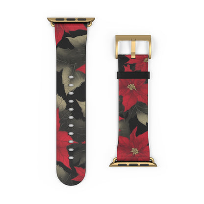 Poinsettia Pizzazz Watch Band